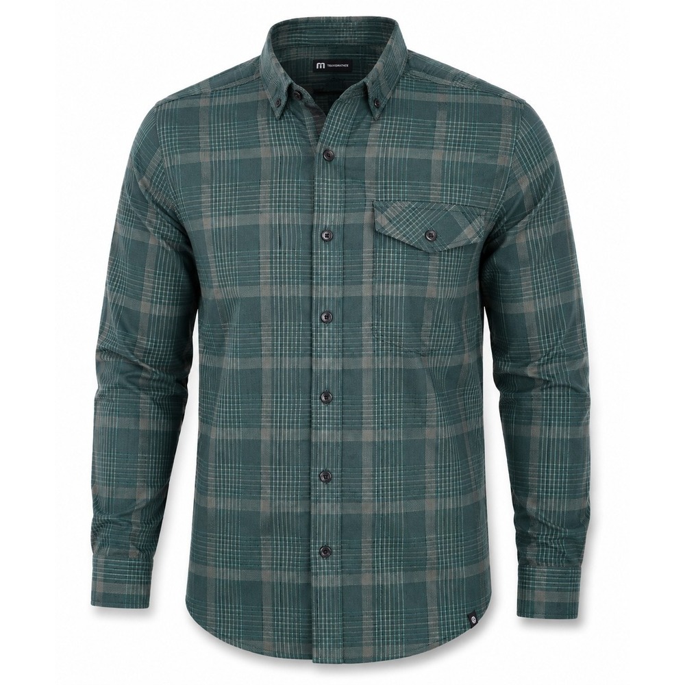 Duluth Alaskan Hardgear Men's Flannel Size M Green Gray